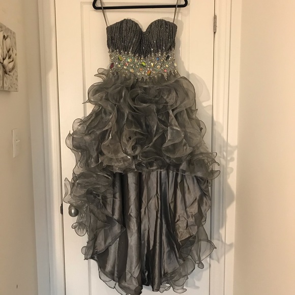 Short Front Long Back Party/Poem Dress - Picture 1 of 16